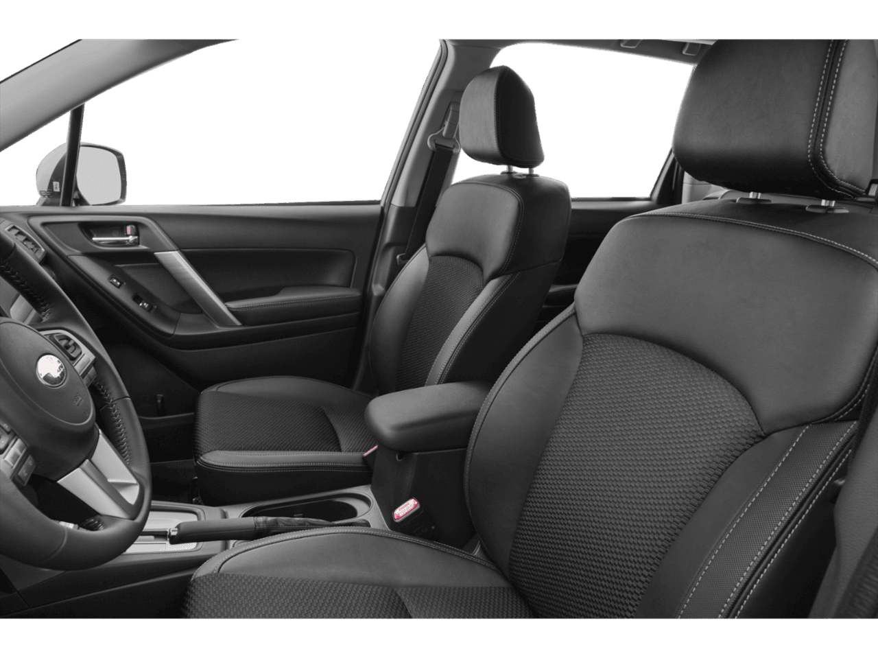 2018 Subaru Forester Premium - Interior Driver's Side with Door Open, Front Seat Feature