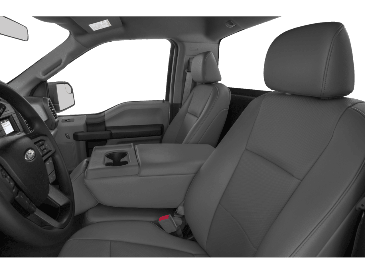 2018 Ford F-150 XL 2WD Reg Cab 6.5' Box - Interior Driver's Side with Door Open, Front Seat Feature