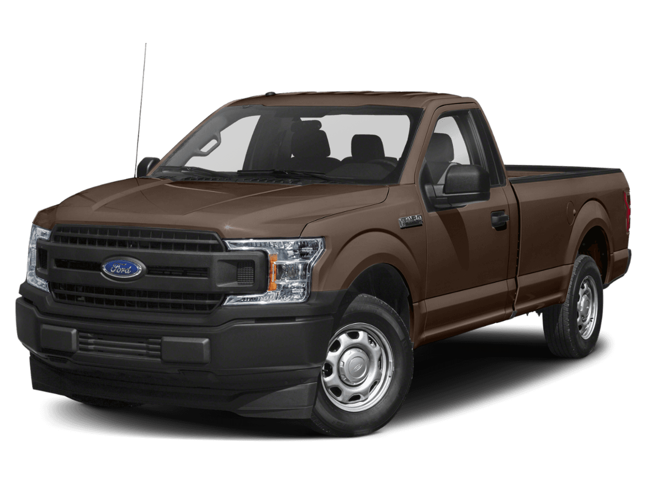 2018 Ford F-150 XL 2WD Reg Cab 8' Box - Front 3/4, facing to the left