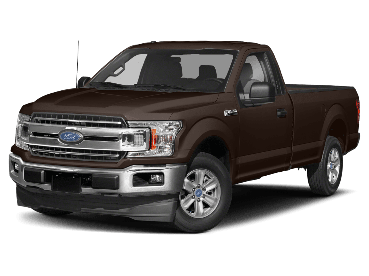 2018 Ford F-150 XLT 2WD Reg Cab 8' Box - Front 3/4, facing to the left