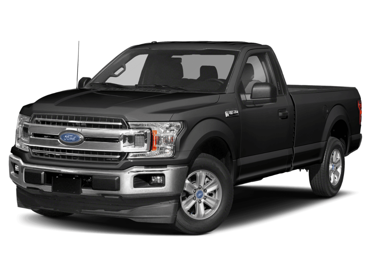 2018 Ford F-150 XLT 2WD Reg Cab 8' Box - Front 3/4, facing to the left