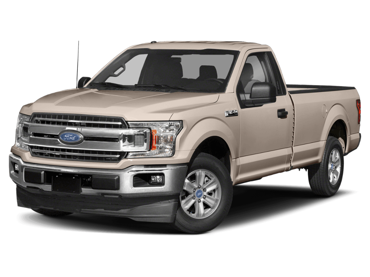 2018 Ford F-150 XLT 2WD Reg Cab 8' Box - Front 3/4, facing to the left