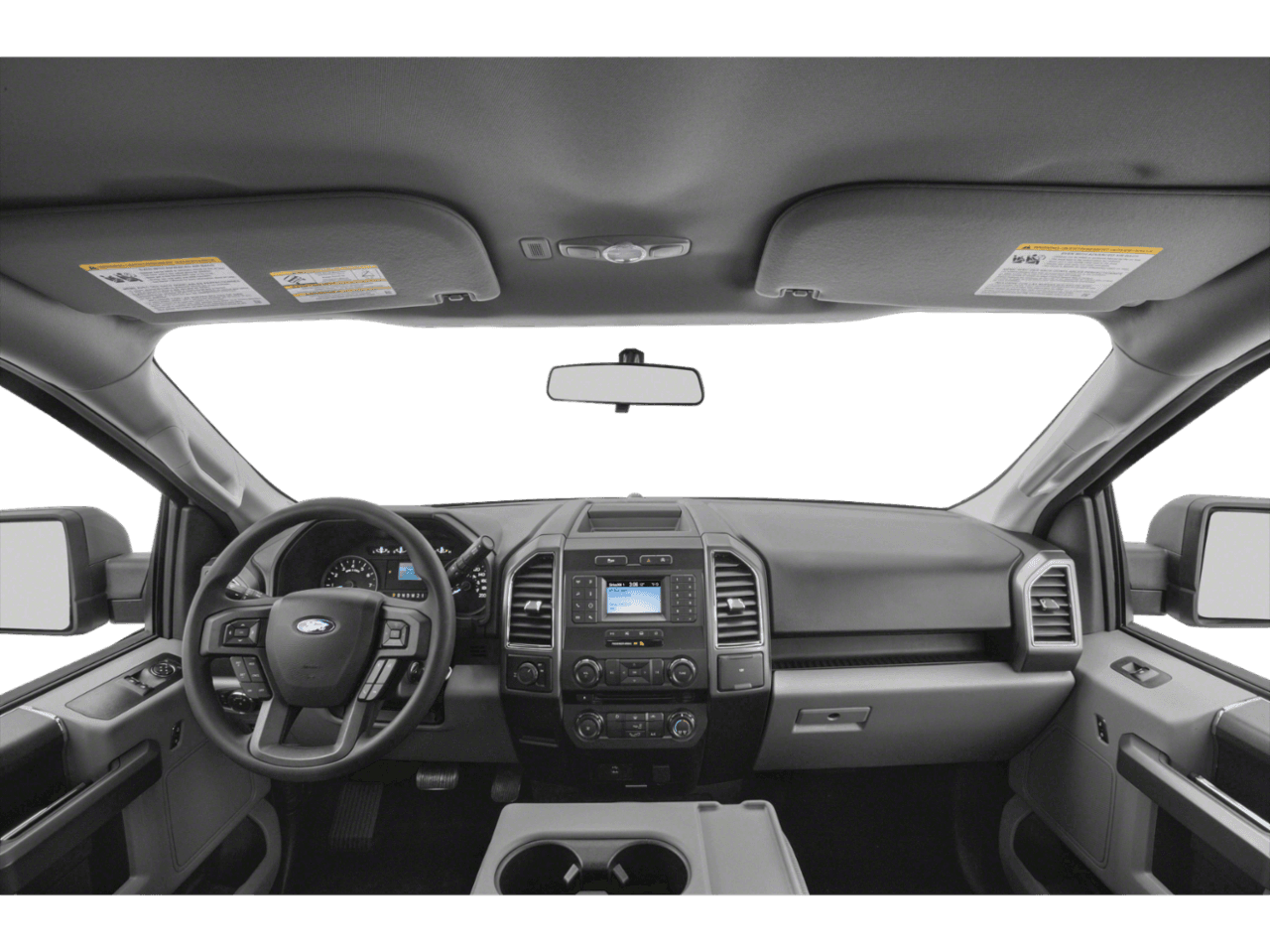 2018 Ford F-150 XLT 2WD Reg Cab 8' Box - Interior Full Dash Basic