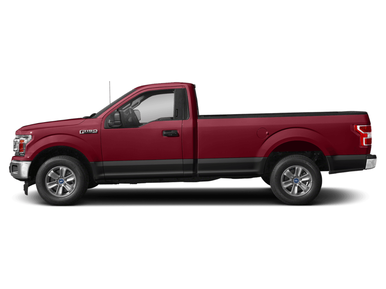 2018 Ford F-150 XLT 2WD Reg Cab 8' Box - Profile, facing to the left