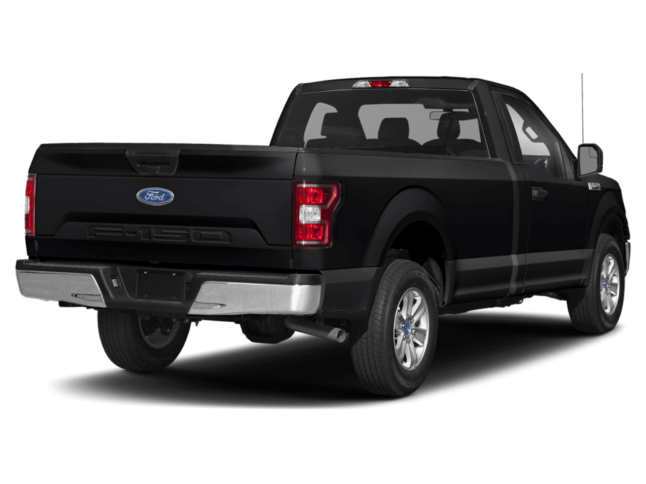2018 Ford F-150 XLT 2WD Reg Cab 8' Box - Rear 3/4, facing to the right