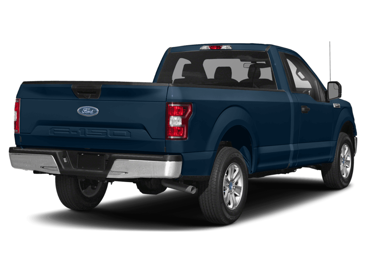 2018 Ford F-150 XLT 2WD Reg Cab 8' Box - Rear 3/4, facing to the right