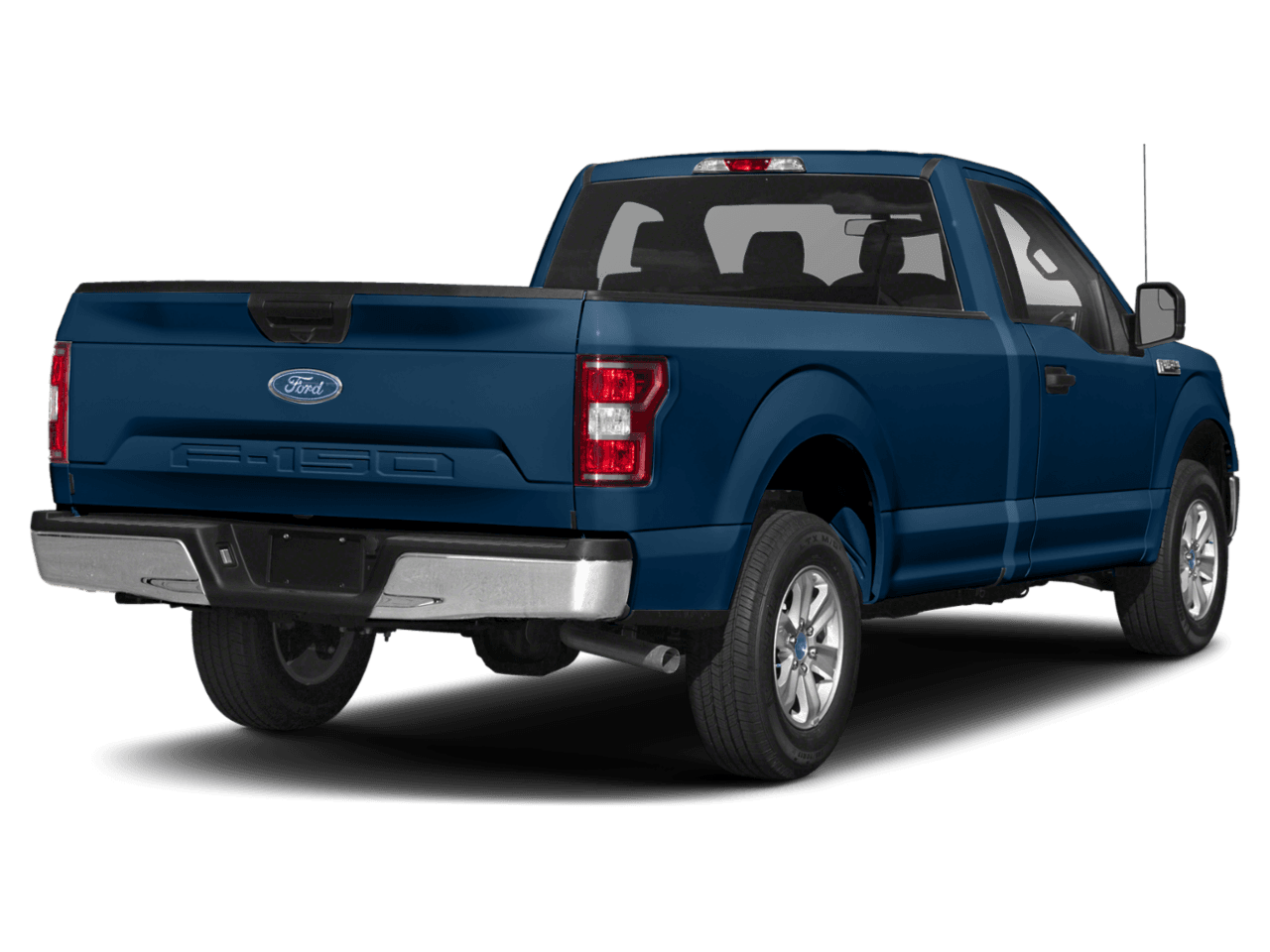 2018 Ford F-150 XLT 2WD Reg Cab 8' Box - Rear 3/4, facing to the right