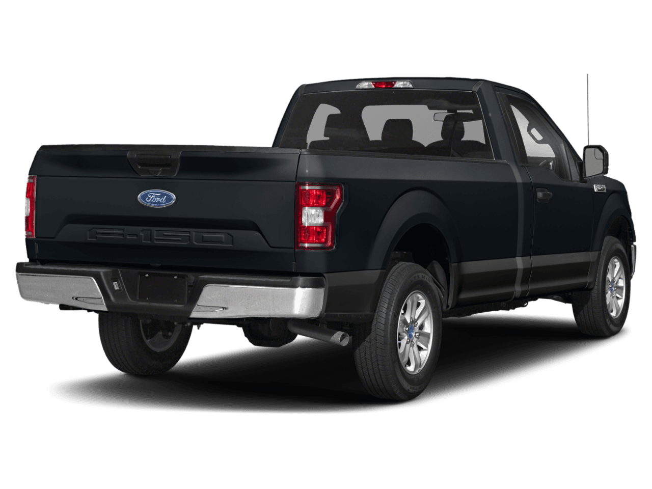 2018 Ford F-150 XLT 2WD Reg Cab 8' Box - Rear 3/4, facing to the right