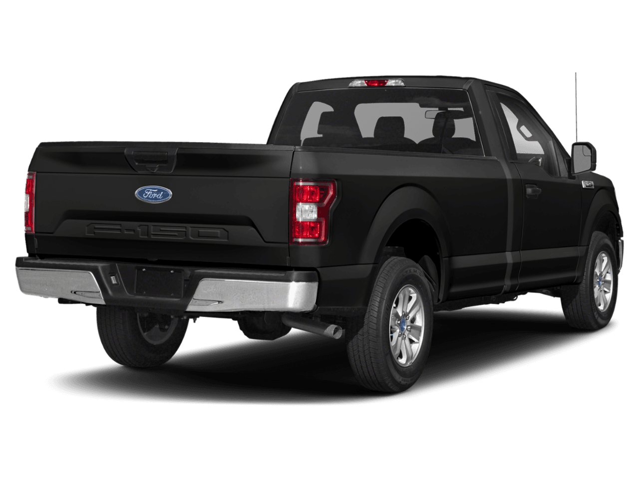 2018 Ford F-150 XLT 2WD Reg Cab 8' Box - Rear 3/4, facing to the right