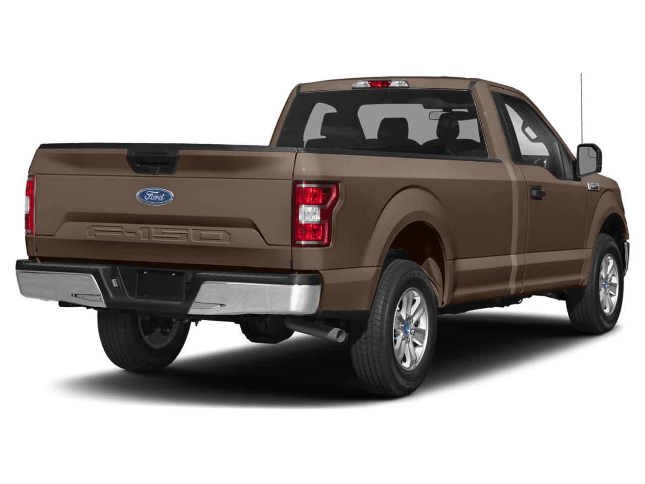 2018 Ford F-150 XLT 2WD Reg Cab 8' Box - Rear 3/4, facing to the right