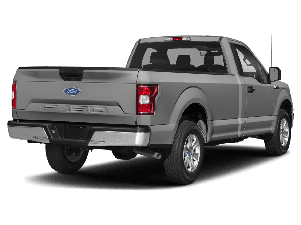 2018 Ford F-150 XLT 2WD Reg Cab 8' Box - Rear 3/4, facing to the right