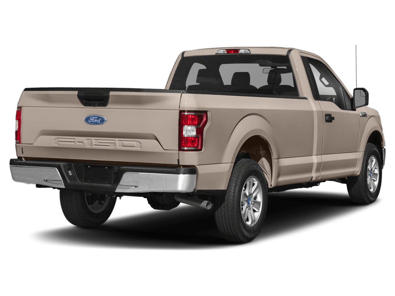 2018 Ford F-150 XLT 2WD Reg Cab 8' Box - Rear 3/4, facing to the right