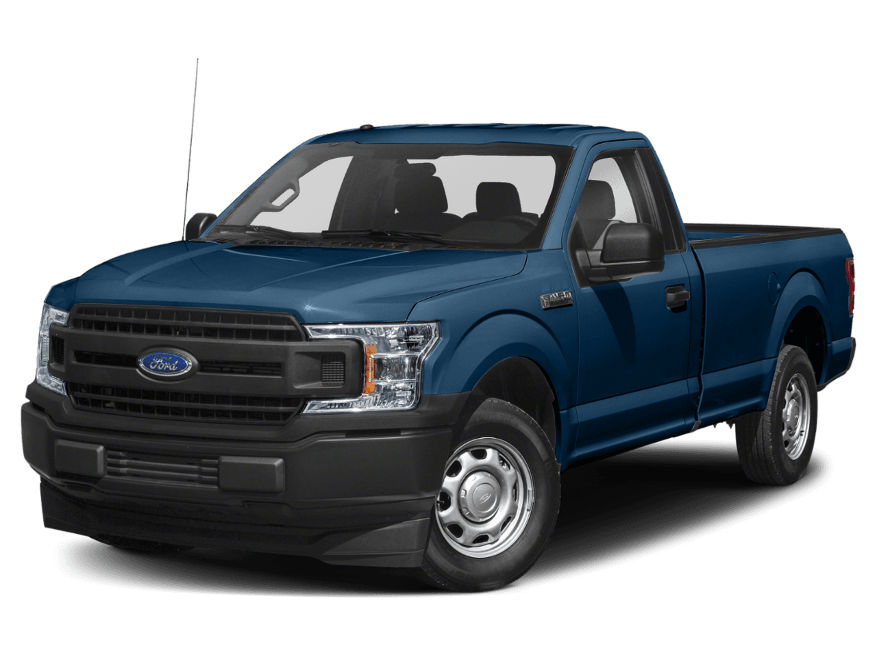 2018 Ford F-150 XL 4WD Reg Cab 8' Box - Front 3/4, facing to the left