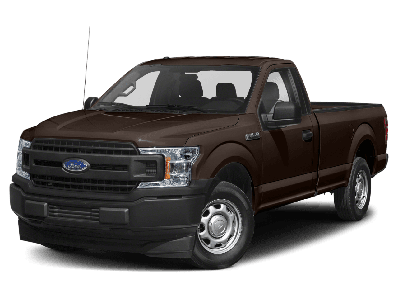 2018 Ford F-150 XL 4WD Reg Cab 8' Box - Front 3/4, facing to the left