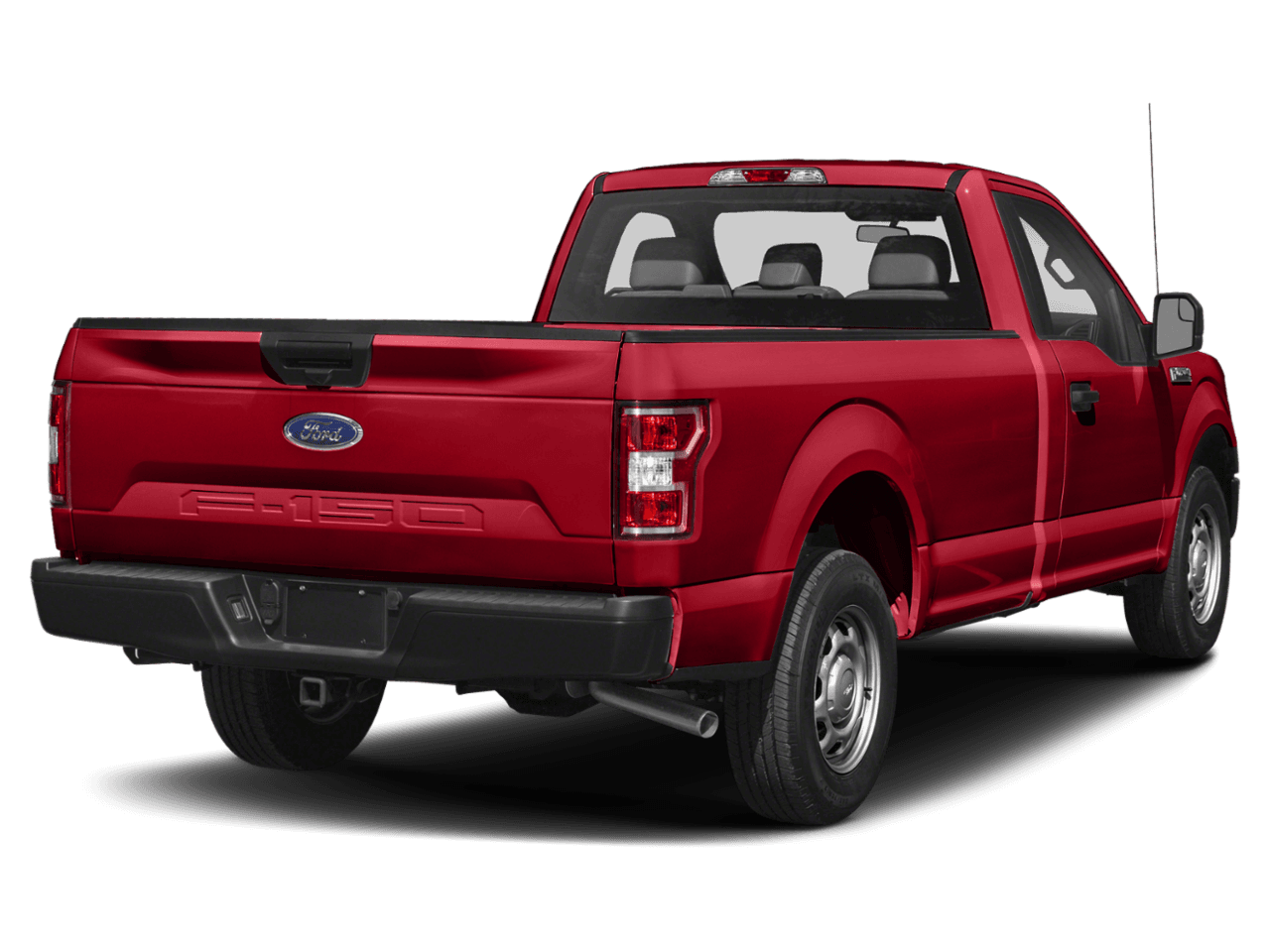 2018 Ford F-150 XL 4WD Reg Cab 8' Box - Rear 3/4, facing to the right