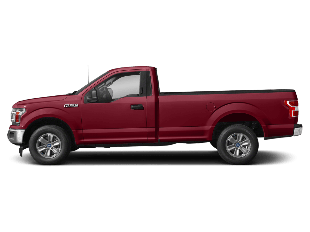 2018 Ford F-150 XLT 4WD Reg Cab 8' Box - Profile, facing to the left