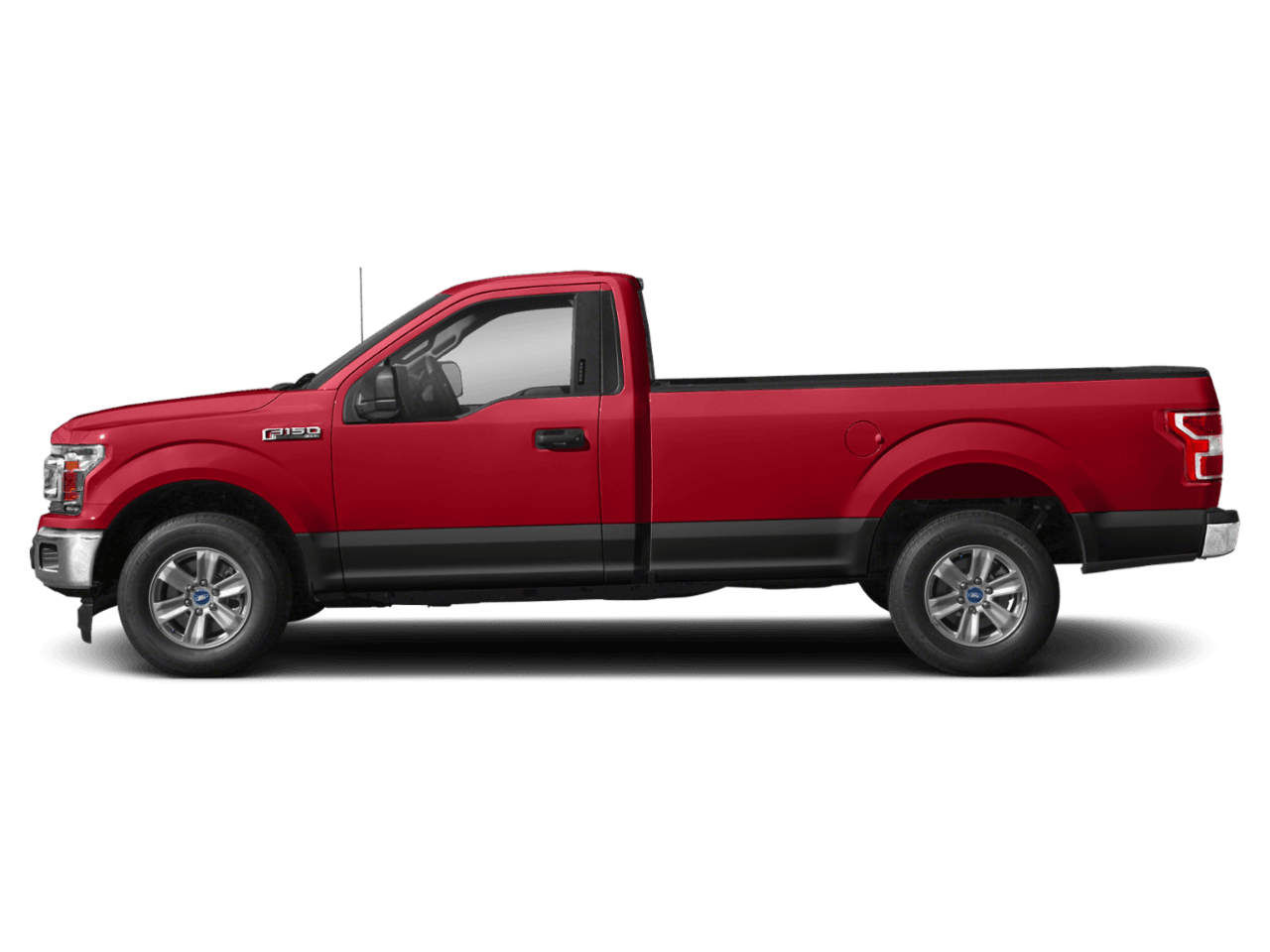 2018 Ford F-150 XLT 4WD Reg Cab 8' Box - Profile, facing to the left