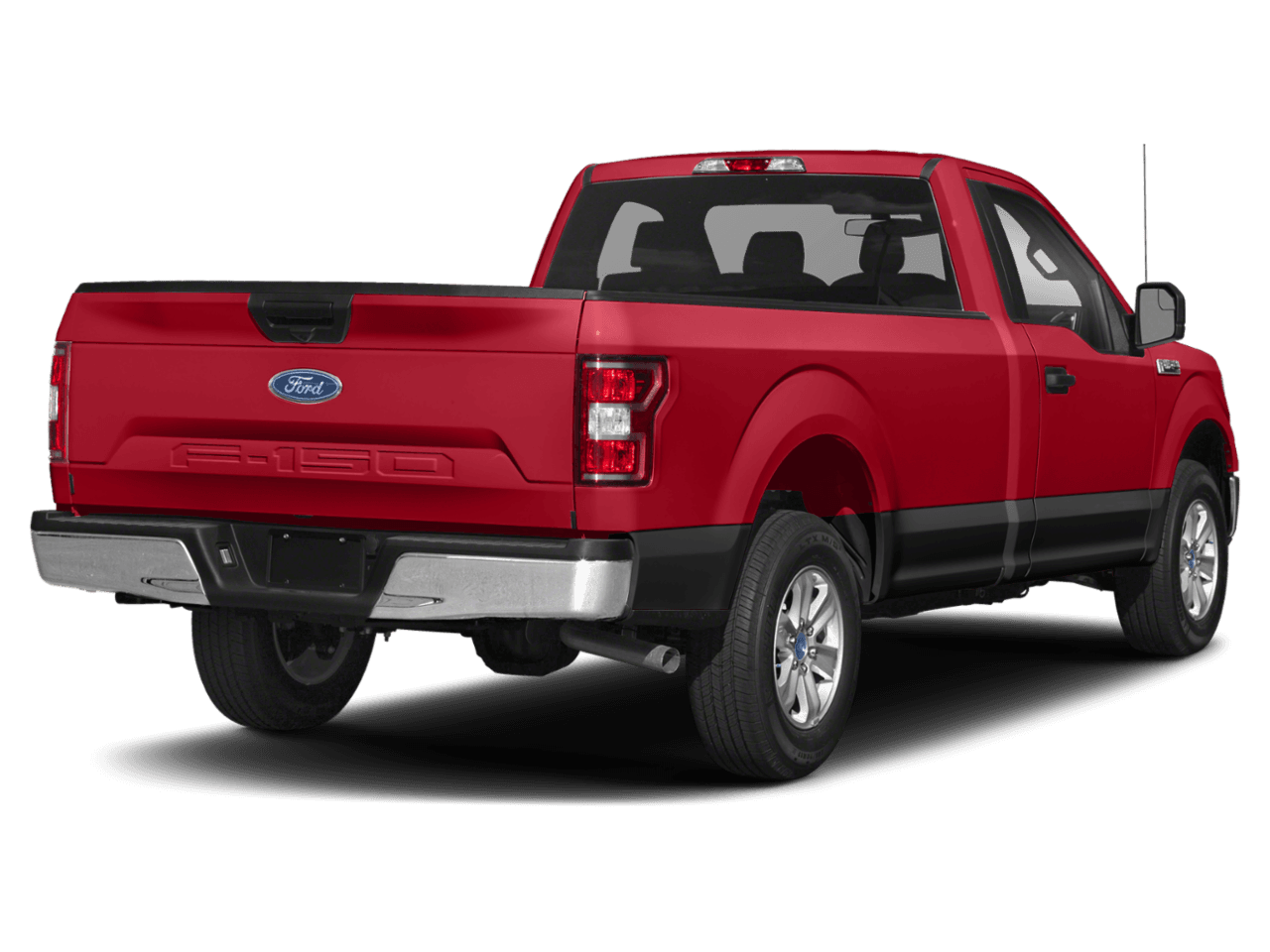 2018 Ford F-150 XLT 4WD Reg Cab 8' Box - Rear 3/4, facing to the right