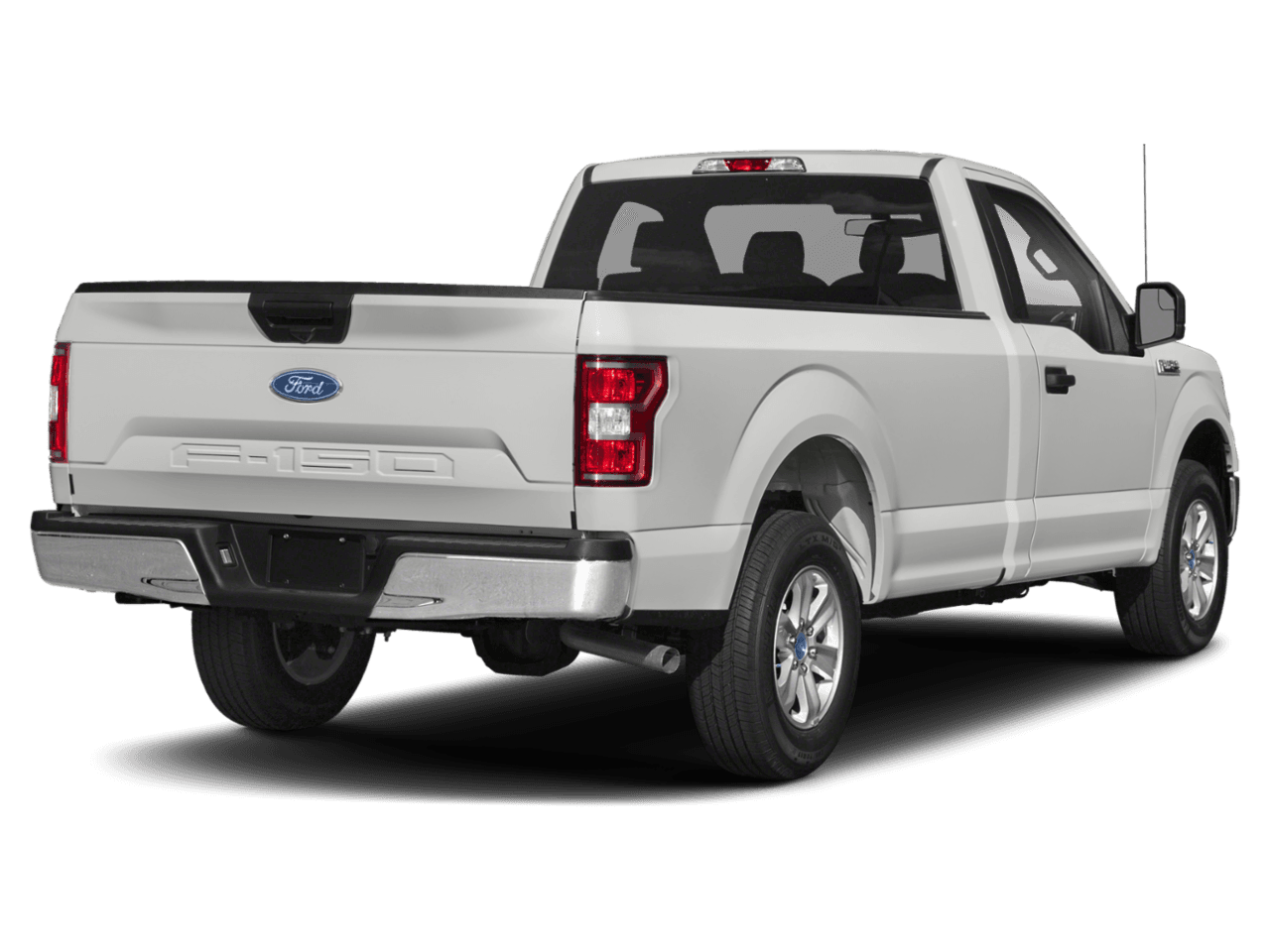 2018 Ford F-150 XLT 4WD Reg Cab 8' Box - Rear 3/4, facing to the right