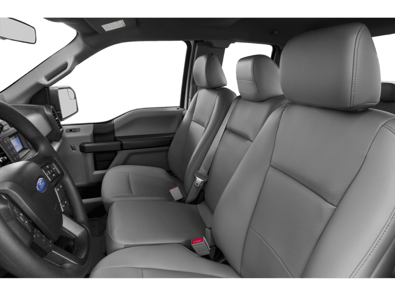 2018 Ford F-150 LARIAT 4WD SuperCab 6.5' Box - Interior Driver's Side with Door Open, Front Seat Feature