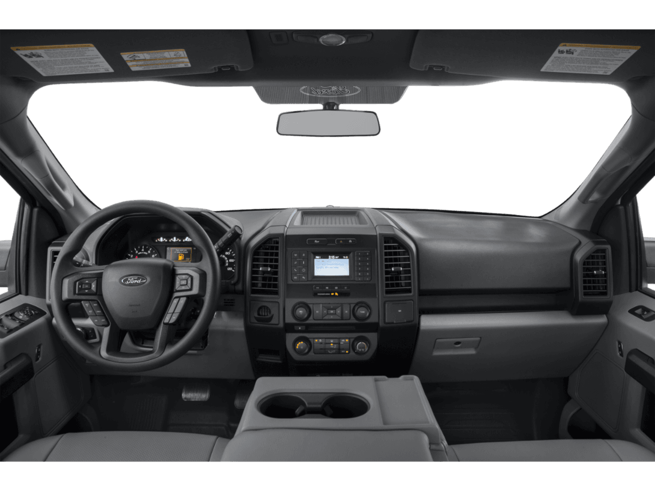2018 Ford F-150 XL 2WD SuperCab 8' Box - Interior Full Dash Basic