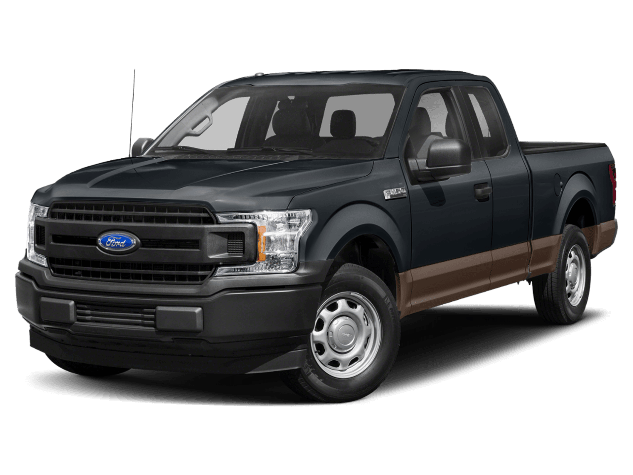 2018 Ford F-150 LARIAT 2WD SuperCab 8' Box - Front 3/4, facing to the left