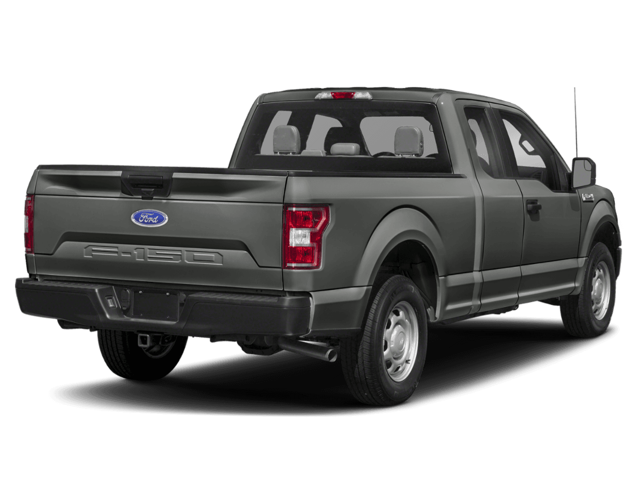 2018 Ford F-150 LARIAT 2WD SuperCab 8' Box - Rear 3/4, facing to the right