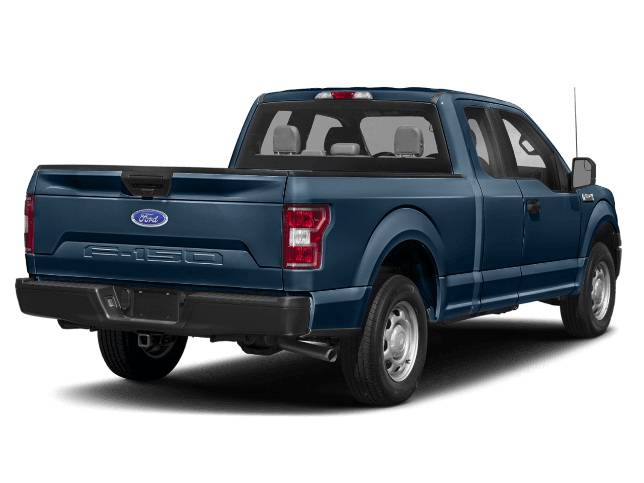 2018 Ford F-150 XL 4WD SuperCab 8' Box - Rear 3/4, facing to the right