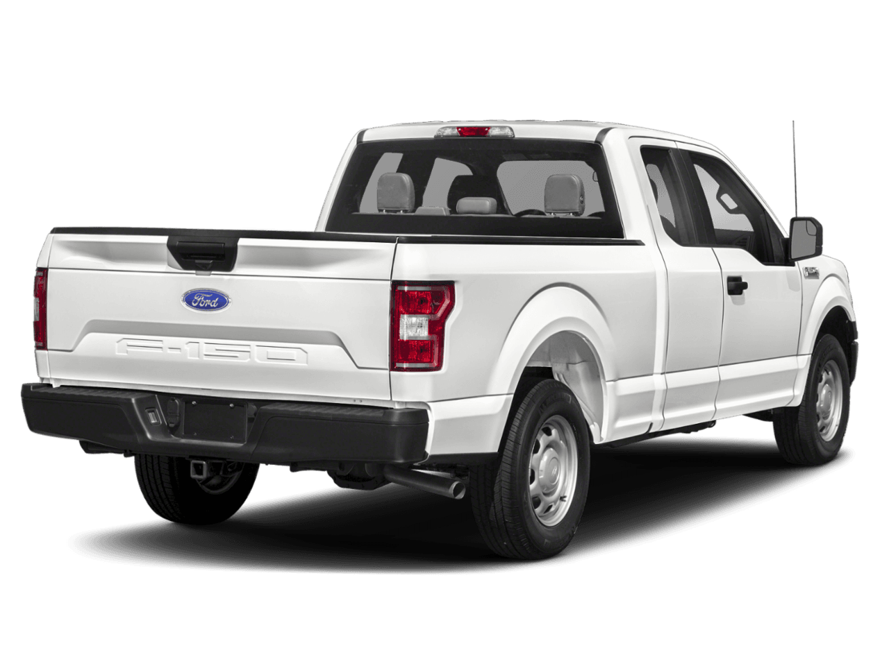 2018 Ford F-150 XL 4WD SuperCab 8' Box - Rear 3/4, facing to the right