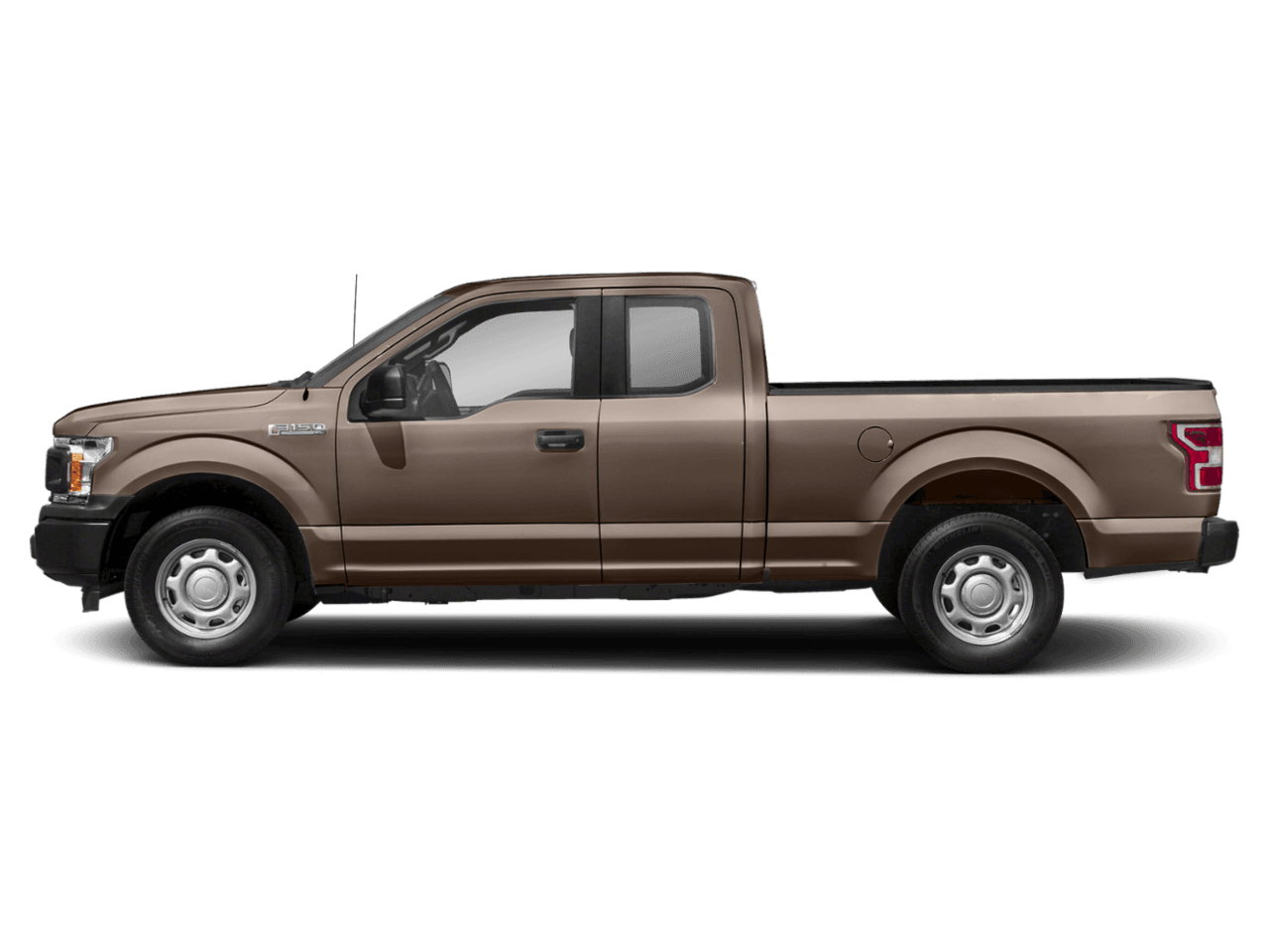 2018 Ford F-150 XLT 4WD SuperCab 8' Box - Profile, facing to the left