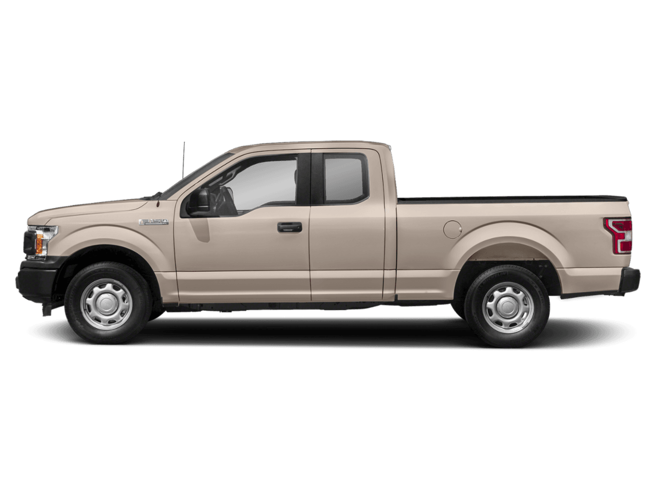 2018 Ford F-150 XLT 4WD SuperCab 8' Box - Profile, facing to the left