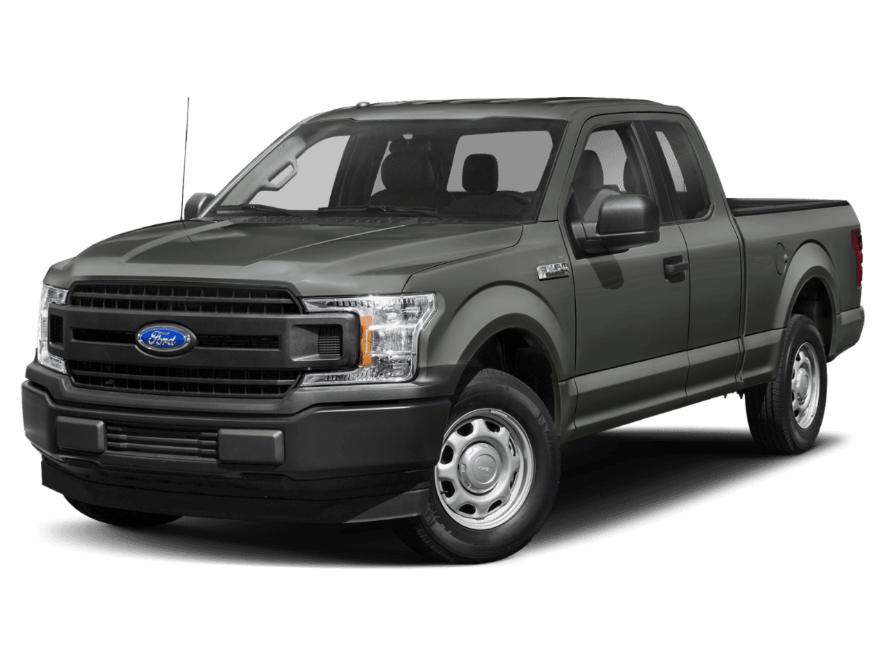 2018 Ford F-150 LARIAT 4WD SuperCab 8' Box - Front 3/4, facing to the left