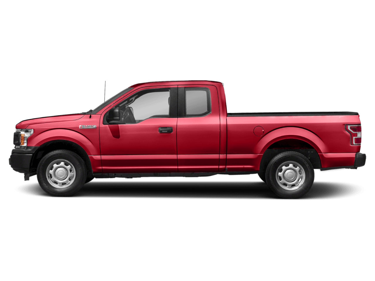 2018 Ford F-150 LARIAT 4WD SuperCab 8' Box - Profile, facing to the left