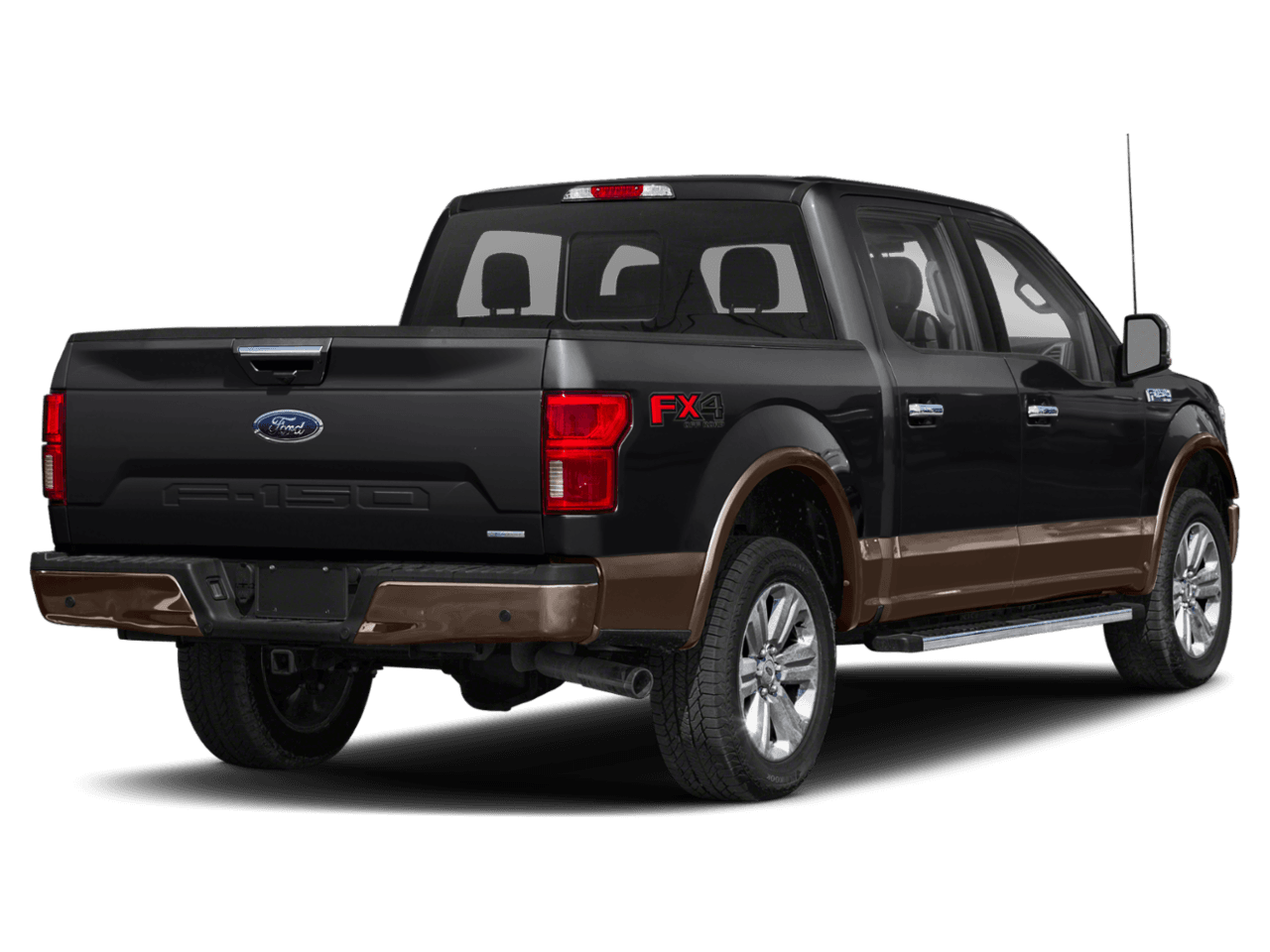 2018 Ford F-150 LARIAT 2WD SuperCrew 5.5' Box - Rear 3/4, facing to the right