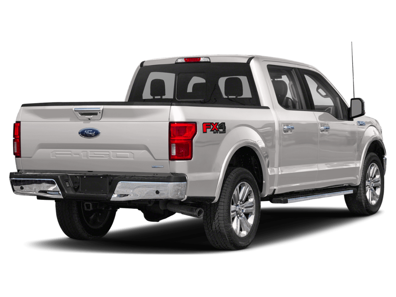 2018 Ford F-150 LARIAT 2WD SuperCrew 5.5' Box - Rear 3/4, facing to the right