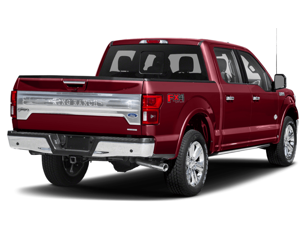 2018 Ford F-150 King Ranch 2WD SuperCrew 5.5' Box - Rear 3/4, facing to the right