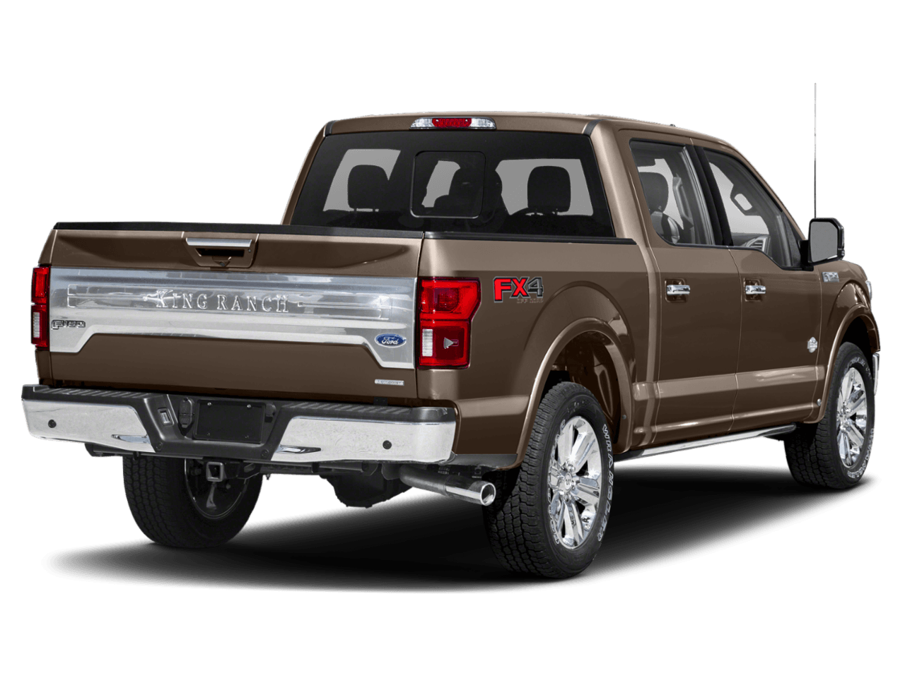 2018 Ford F-150 King Ranch 2WD SuperCrew 5.5' Box - Rear 3/4, facing to the right