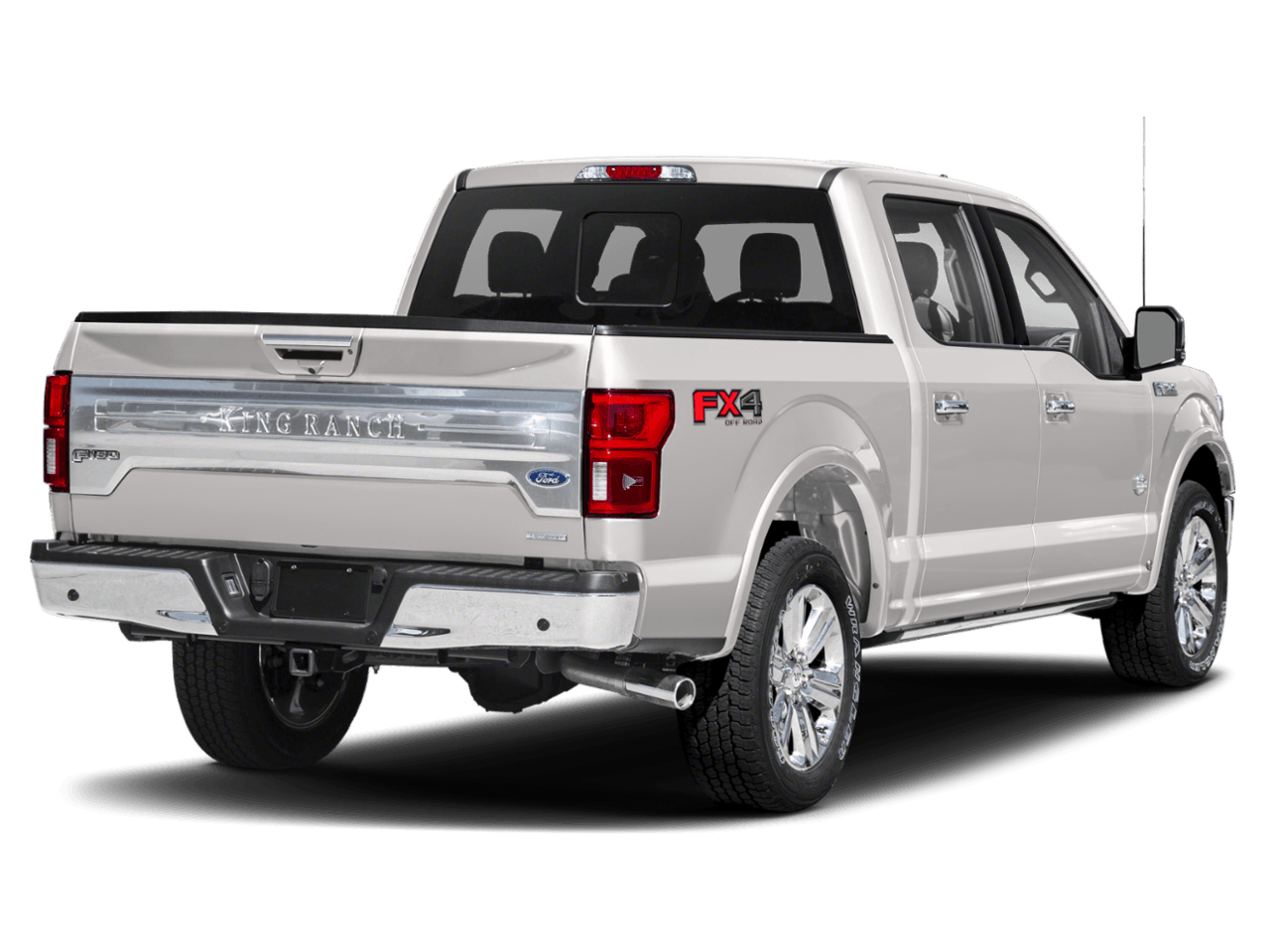 2018 Ford F-150 King Ranch 2WD SuperCrew 5.5' Box - Rear 3/4, facing to the right