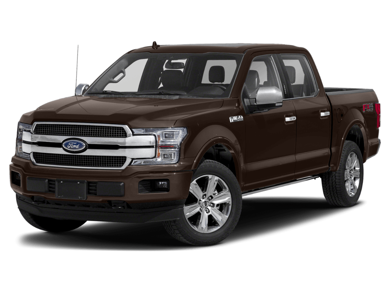 2018 Ford F-150 Platinum 2WD SuperCrew 5.5' Box - Front 3/4, facing to the left
