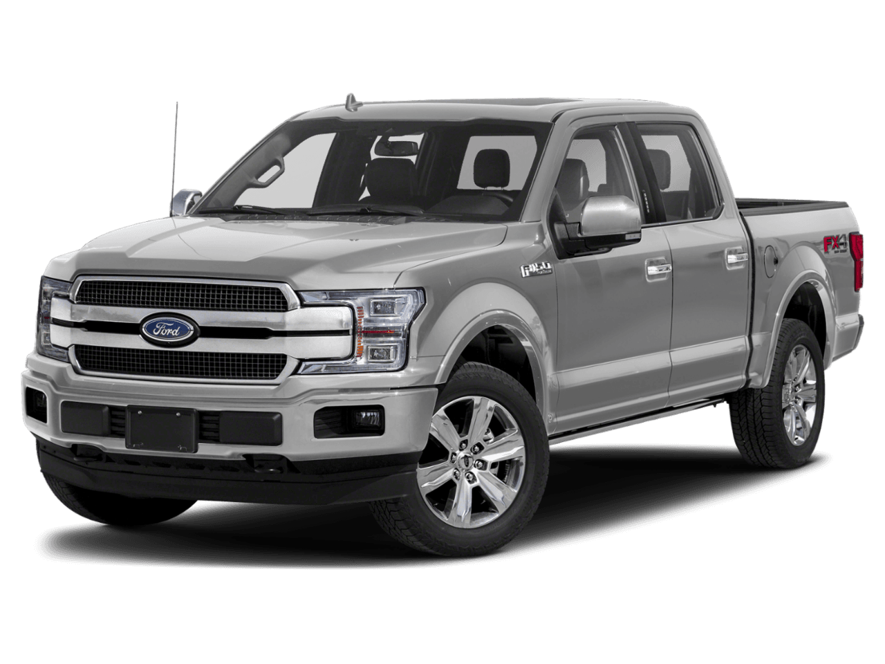 2018 Ford F-150 Platinum 2WD SuperCrew 5.5' Box - Front 3/4, facing to the left