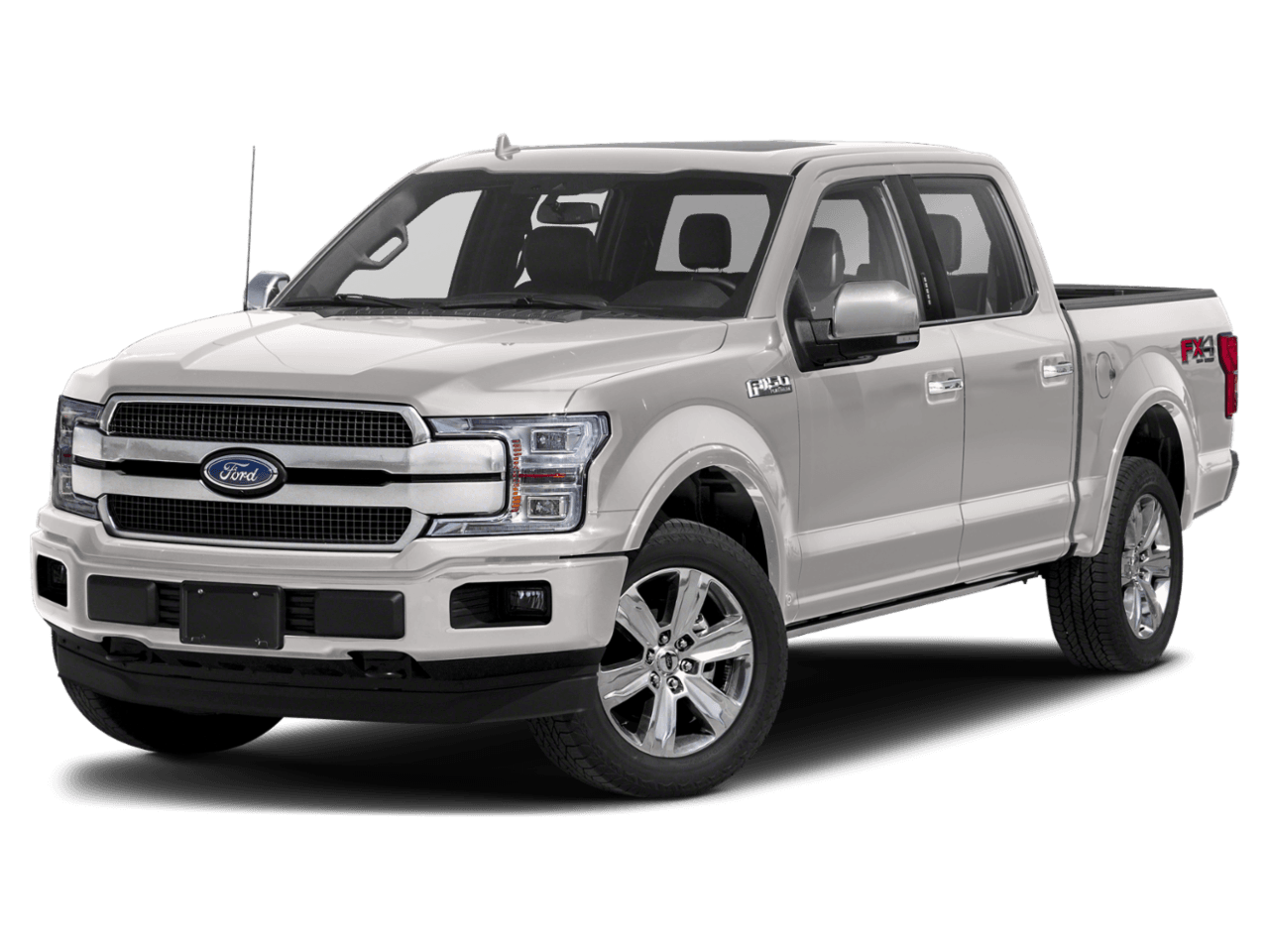 2018 Ford F-150 Platinum 2WD SuperCrew 5.5' Box - Front 3/4, facing to the left