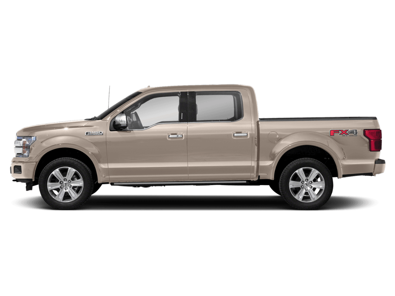 2018 Ford F-150 Platinum 2WD SuperCrew 5.5' Box - Profile, facing to the left