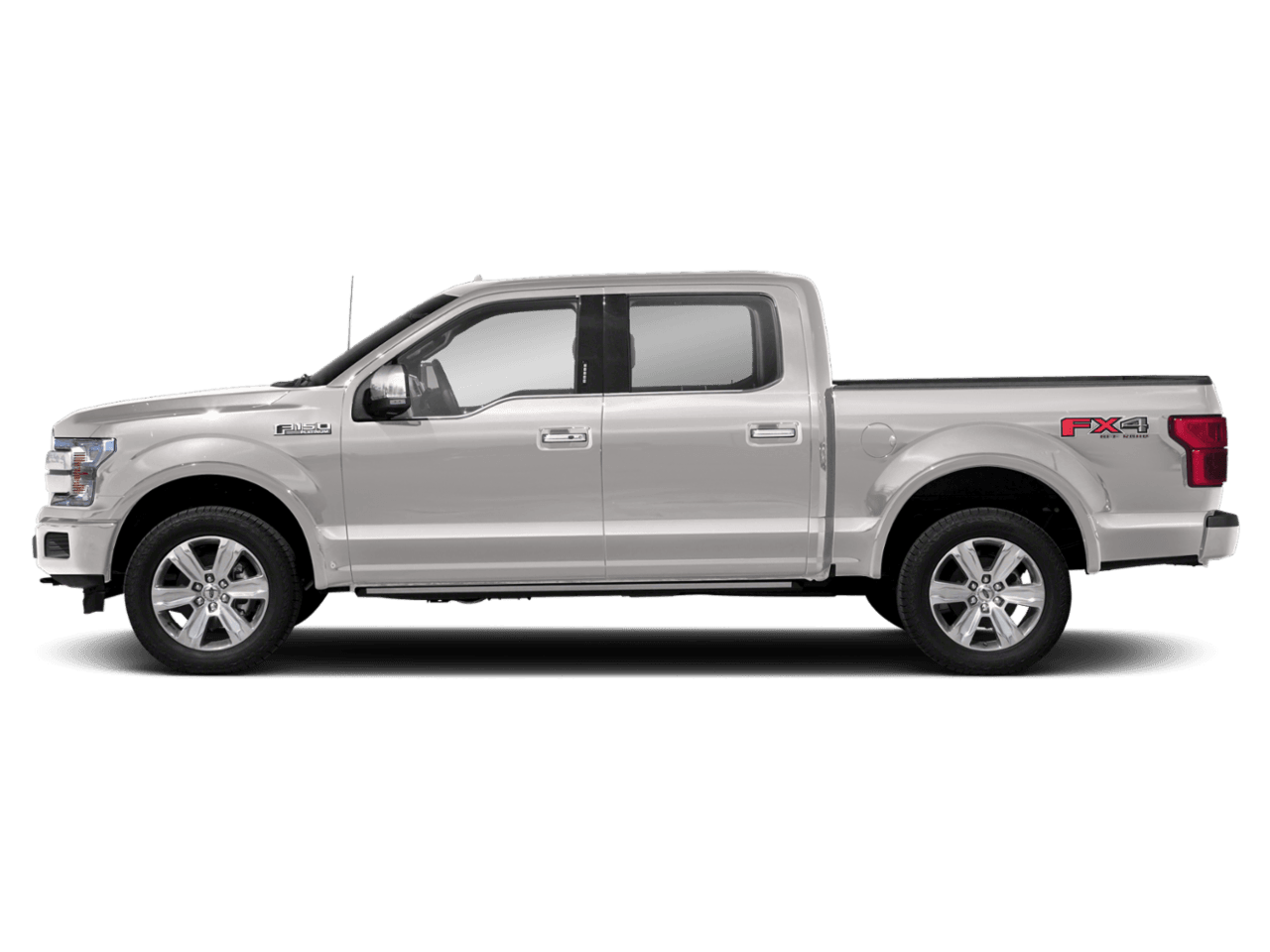 2018 Ford F-150 Platinum 2WD SuperCrew 5.5' Box - Profile, facing to the left