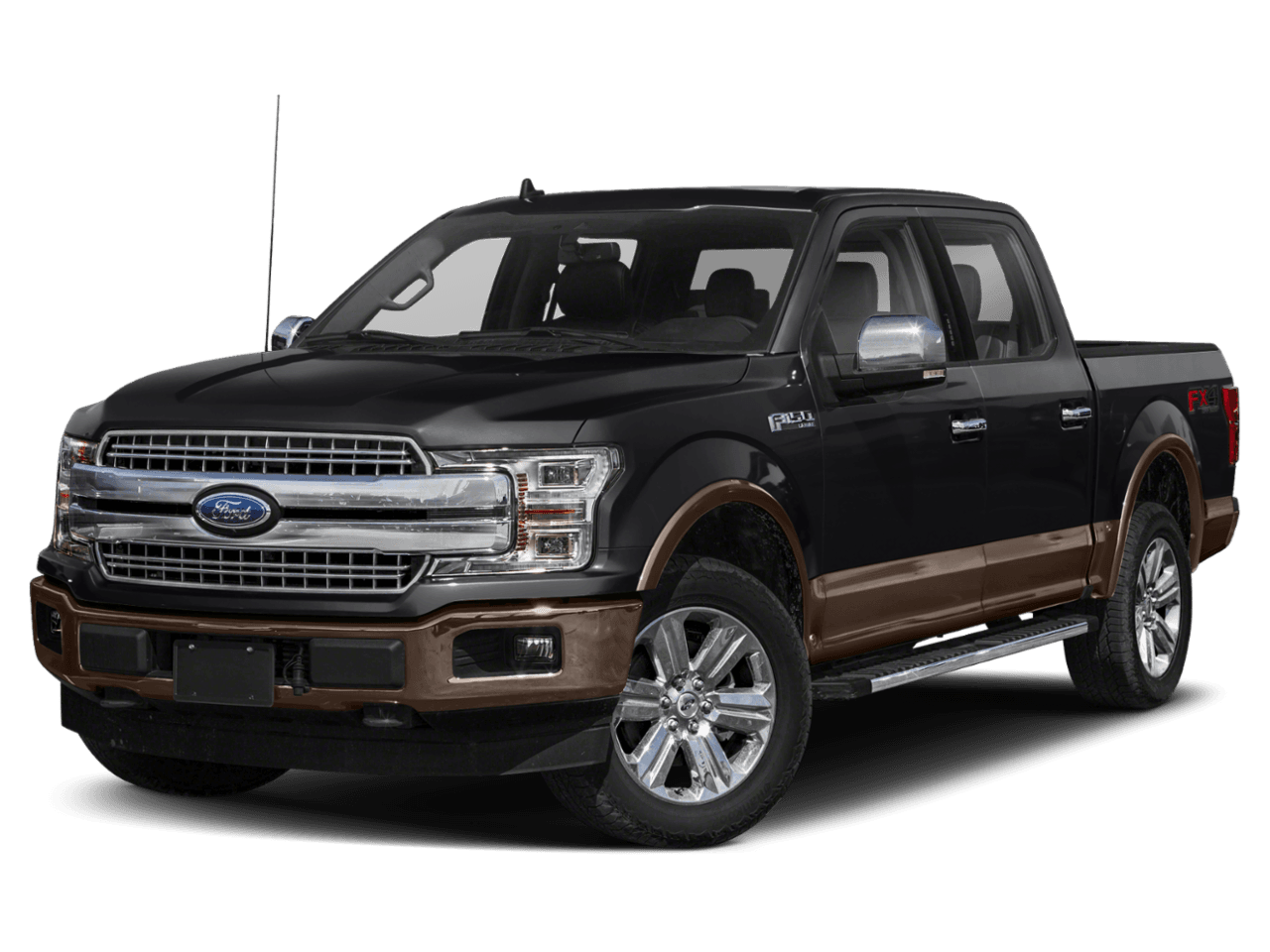 2018 Ford F-150 LARIAT 4WD SuperCrew 5.5' Box - Front 3/4, facing to the left