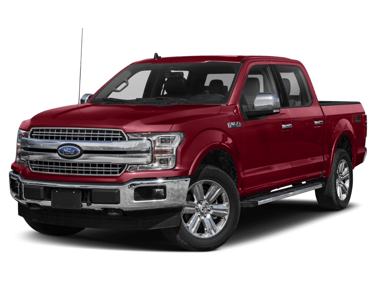 2018 Ford F-150 LARIAT 4WD SuperCrew 5.5' Box - Front 3/4, facing to the left