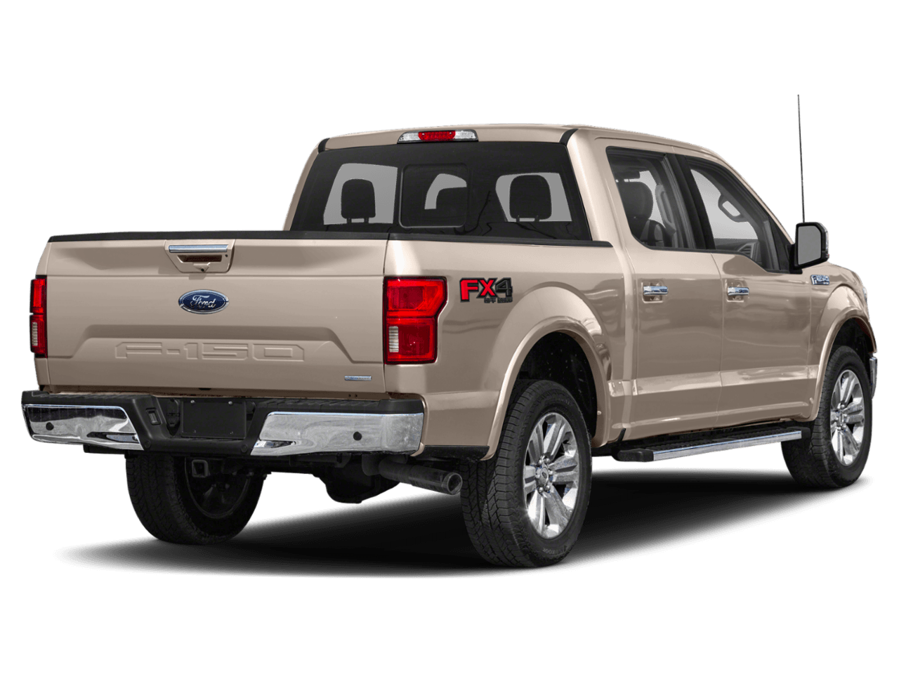 2018 Ford F-150 LARIAT 4WD SuperCrew 5.5' Box - Rear 3/4, facing to the right