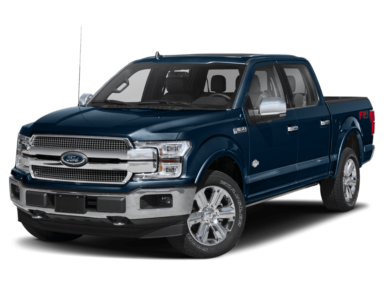 2018 Ford F-150 King Ranch 4WD SuperCrew 5.5' Box - Front 3/4, facing to the left
