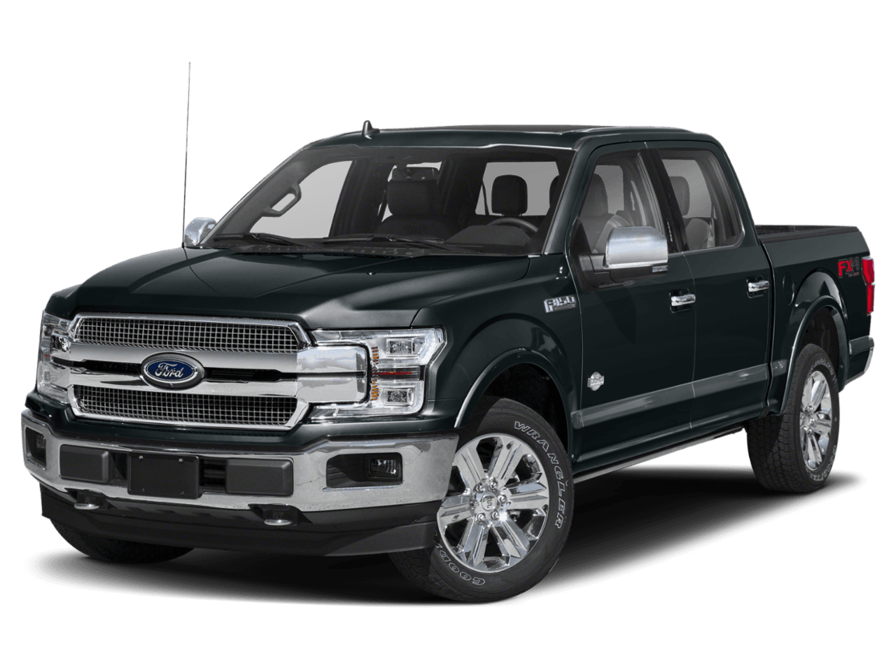 2018 Ford F-150 King Ranch 4WD SuperCrew 5.5' Box - Front 3/4, facing to the left