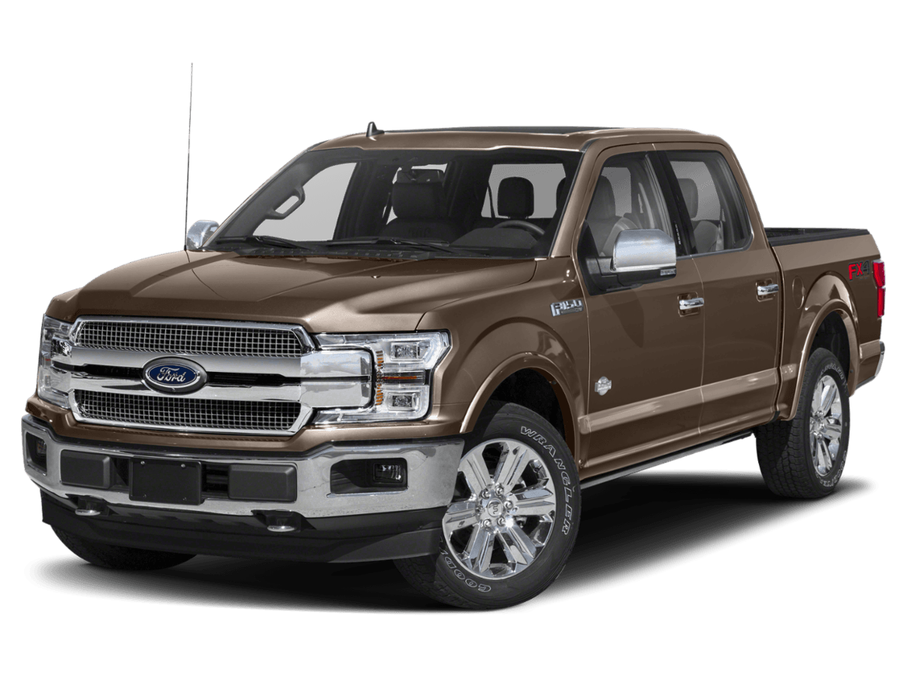 2018 Ford F-150 King Ranch 4WD SuperCrew 5.5' Box - Front 3/4, facing to the left