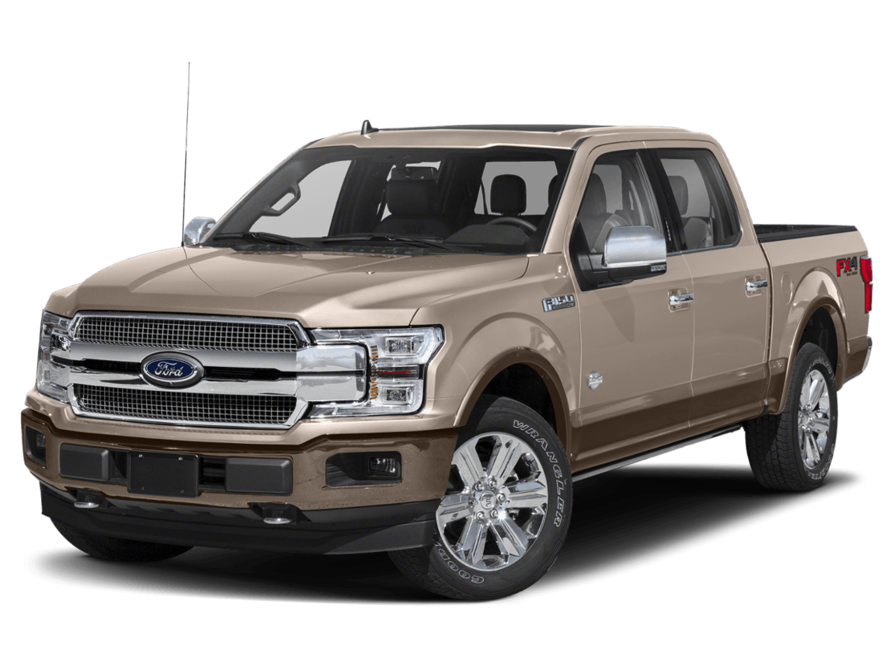 2018 Ford F-150 King Ranch 4WD SuperCrew 5.5' Box - Front 3/4, facing to the left
